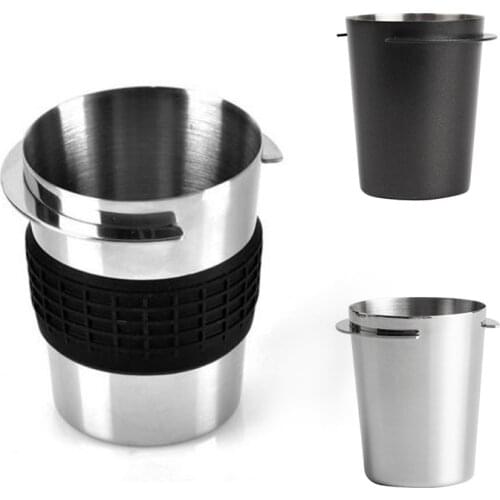Hot Stainless Steel Coffee Dosing Cup Powder Feeder Part For 58mm Espresso Machine Rust Resistant Coffee Machine Part Dosing Cup