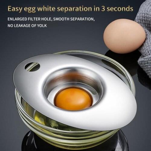 Kitchen Eggs Tool Egg Yolk Separator Food-grade Egg Divider Protein Separation Hand Eggs Gadgets Kitchen Accessories