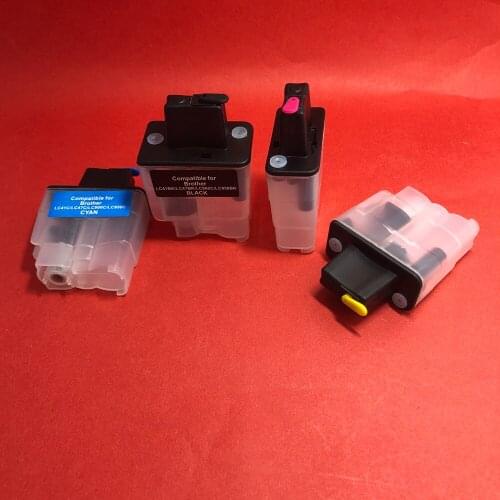 YOTAT Refillable Ink cartridge LC09 LC41 LC47 LC900 LC950 for Brother MFC-210C MFC-420CN MFC-3240C MFC-3340CN MFC-5440CN