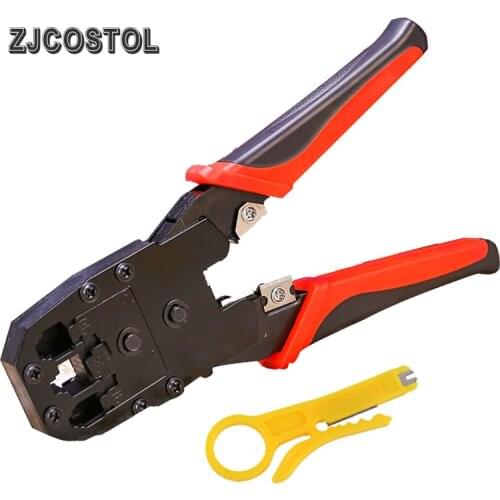 ZJCOSTOL Network Crimping Plier Multifunctional Ethernet Network Cable Crimp For 8P / 6P / 4P Plug Network Crimping Tool