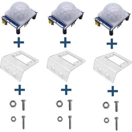 HC-SR501 Adjust IR Pyroelectric Infrared PIR Motion Sensor Detector Module for Arduino raspberry pi DIY kits