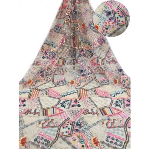 Mesh fabric wave point flocking clothing tutu skirt lace fabric childrens fabric handmade background drape cloth 50* 150cm