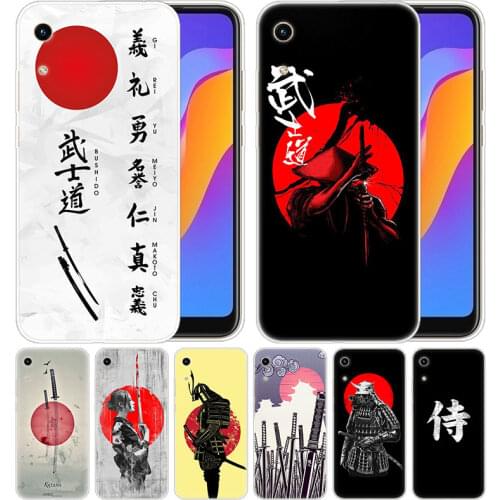 Luxury Soft Silicone Case Japanese Bushido Samurai for Huawei Honor 9X 8A 7A 20 Pro 7X 8X 7S 8S 8 9 10 Lite View 20 20i 10i Play