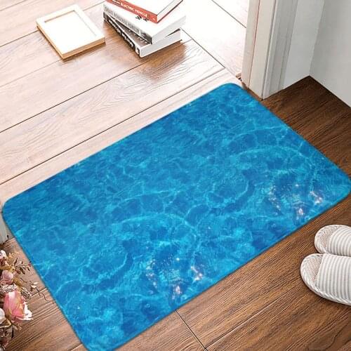Water Doormat Carpet Mat Rug Polyester Anti-slip Floor Decor Bath Bathroom Kitchen Bedroom 40*60