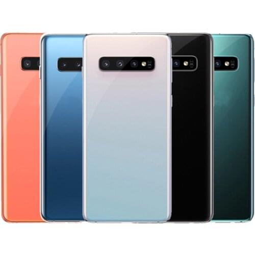10pcs Original Back Battery Door for Samsung Galaxy S10 lite S10e S10 Plus Back Glass Cover with Camera Lens
