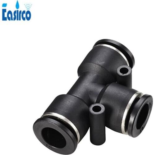 20pcs-pack)8-8-6mm Tee joint. Pipe joint. Low pressure mist cooling Pipe joint.. Free Shipping