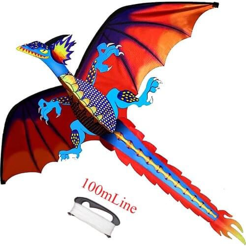 Professional Hot 140cm / 55inches Stereo Pterosaur Kite / Dragon Kites With Handle & Line Good Flying