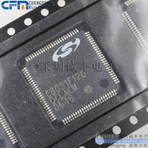5pieces C8051F120-GQR C8051F120 SILIC