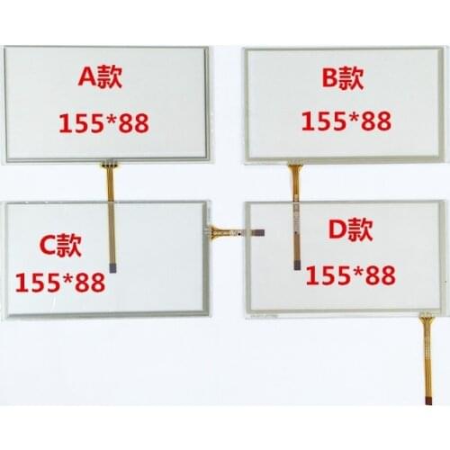 6.2 inch touch screen resistance universal touch panel 155*88