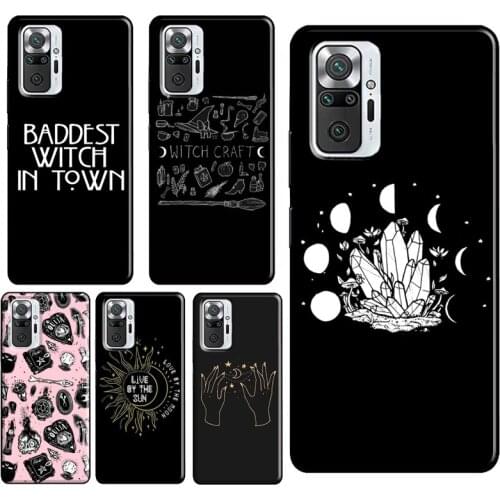 Witchcraft Dark Witch Case For Xiaomi Redmi Note 10 Pro 7 8 9 Pro Note 9S 8T Cover For Redmi 9 9A 9C 9T 7A 8A