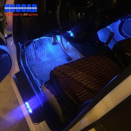 For Honda Accord 9 / 9.5 generation footwell lamp is refitted in the car, and the footwell atmosphere lamp