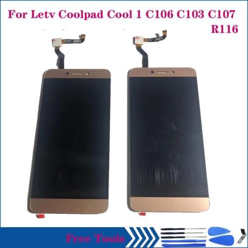 For Letv LeEco Coolpad Cool 1c Cool1 Dual C106 R116 C103 LCD Display Touch Screen Digitizer Assembly For cool 1 C106-7 C106-9