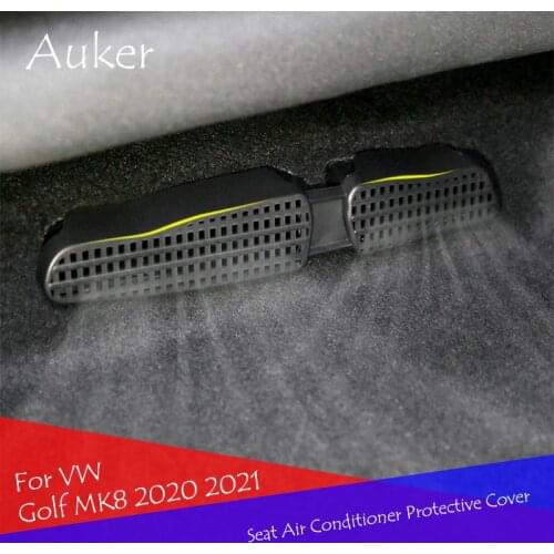 For VW Golf 8 MK8 2020 2021 Car under back seat AC heat floor air conditioner outlet Grid cover Air outlet mask Accessories