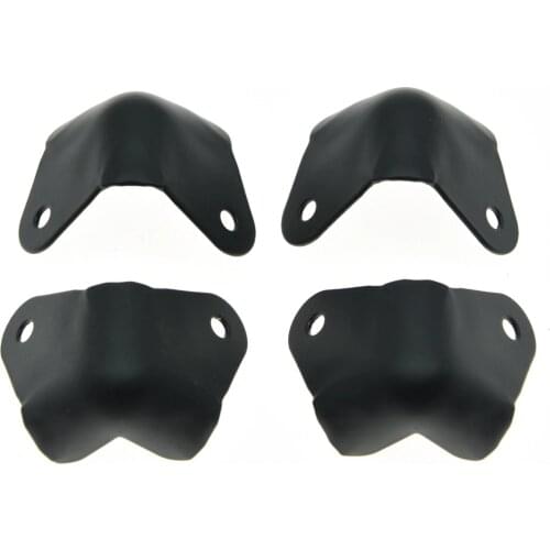 KAISH 8x Metal Two Hole Guitar AMP Amplifier Corners Speaker Corner Black