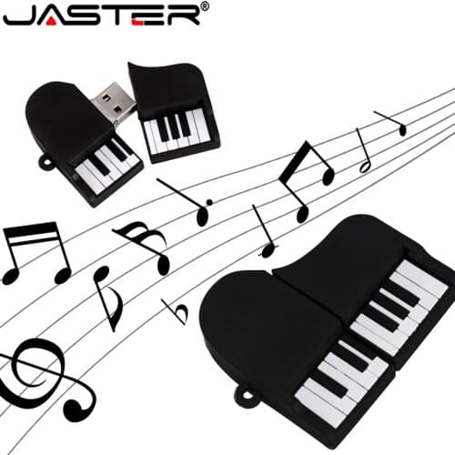 JASTER Cartoon usb 2.0 Musical instrument piano guitar note violin 64GB USB flash drive pen drive 4GB 8GB 16GB 32GB oendrives
