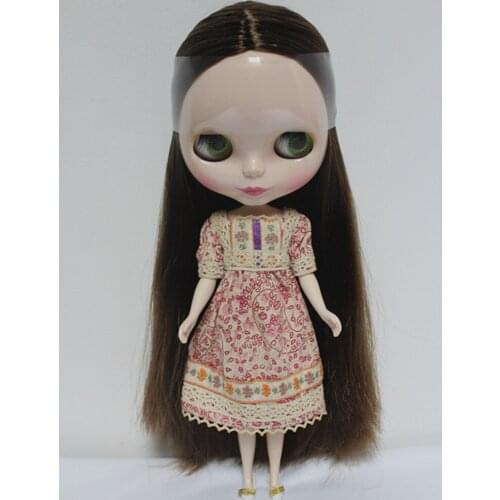 Free Shipping big discount RBL-77DIY Nude Blyth doll birthday gift for girl 4 colour big eyes dolls with beautiful Hair cute toy