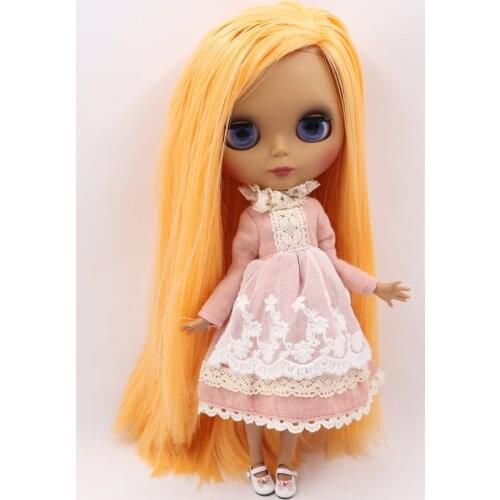 ICY DBS Blyth Doll No.BL0559 Mango hair Black Matte face Joint body 1/6 bjd ob24 anime girl
