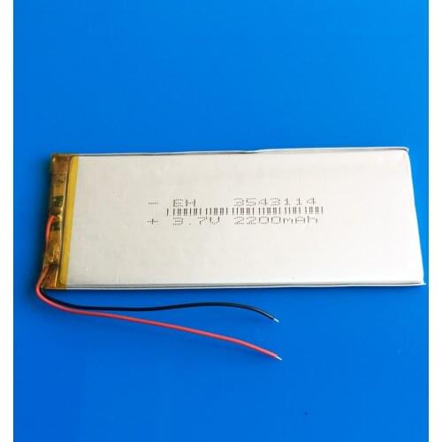 3.7V 2200mAh lipo polymer lithium rechargeable battery cells 3543114 for MP3 GPS navigator DVD power bank Tablet PC keyboard PAD