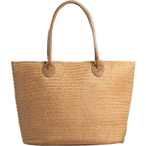 Women Reusable Shopper Bag Organizer Beach Tote Bag Shoulder Or Top-Handle Handbag For Beach Vacation/Baby/Outdoor Activities