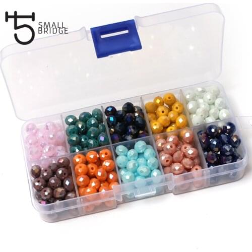1400pcs Czech Ceramics Rondelle crystal Beads kit for Jewelry Making Diy necklace beads Diy jewelry Mix loose spacer Beads set