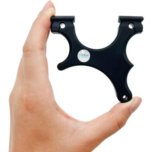 Outdoor Rifle Plastic Steel Catapult Kids Game Gifts Self-defense Supplies Mini Hunting Slingshot For Adults