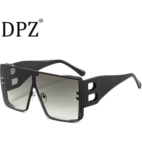 New luxury brand metal big frame one-piece mens sunglasses hollow fashion woman personality punk sunglasses UV400 Oculos De Sol