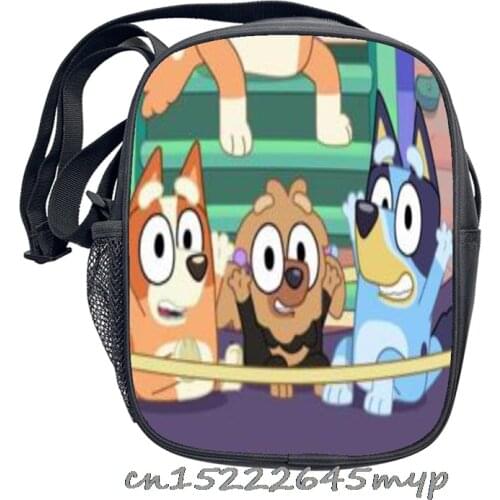 Hot bingo bluey Childrens Messenger bag Anime cartoon children shoulder bag boy girl chest bags waist bags Ladies Shoulder Bag