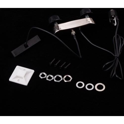 Professional Pickup Transducer Bridge Set with Tone Volume Knob for Electric Guitar Accessories High Output