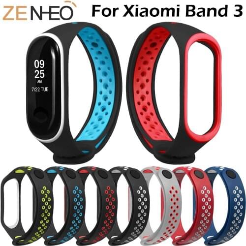 Strap For Xiaomi Mi Band 3 watchband For Xiaomi Miband 3 Wristband Sport Silicone Watch Strap bracelet For Xiaomi Mi Band 3