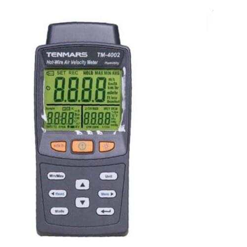Tenmars TM-4002 Hot Wire Anemometer Air Flowmeter With Measuring Range 0.01 40 m/s