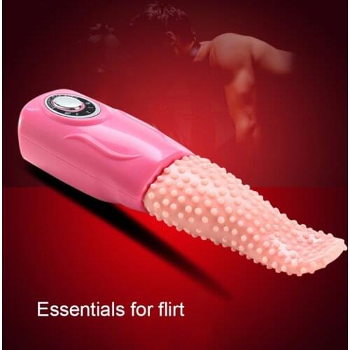 Tongue Vibrator Oral Sex Sex Toys for Woman G Spot Clitoral Stimulator Female Masturbator ST279