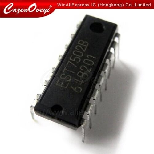 10pcs/lot EST7502B EST7502C EST7502 DIP-16 In Stock