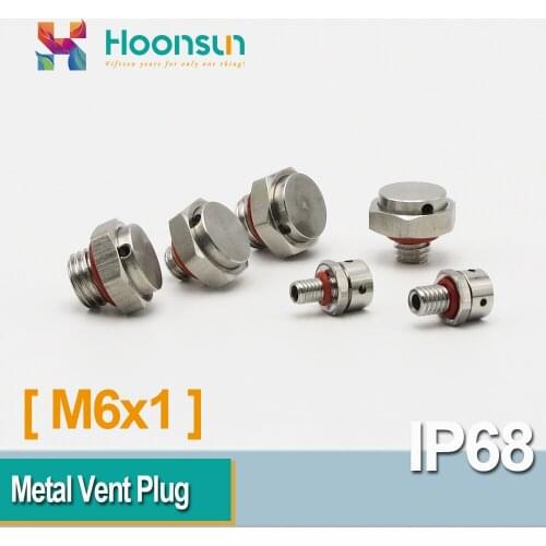 10pcs M6x1 M6*1 M6 Metal Screw Vent Plug Breathable Screw Vent Valve SS304