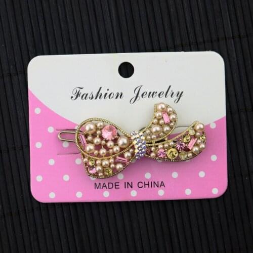 100pcs Pink Square Hair Accessory Packaging Paper Packing Cards Jewelry Cards Hairpin Cards