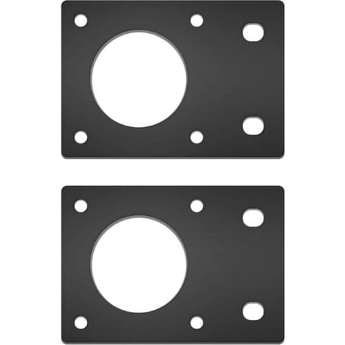 2Pcs Aluminum NEMA 17 42 Stepper Motor Mounting Plate Fixed Bracket For 3D Printer 2020 Profiles L4MA