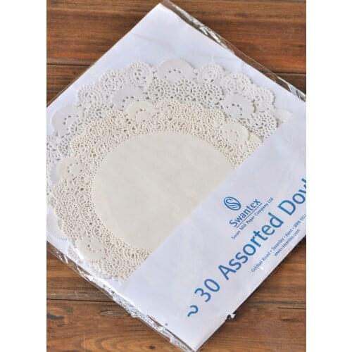 Ynaayu 30pcs/SetCake Oil Absorbing Sheet White Paper Doyley Paper Baking & Pastry Tools Bakery Package Decoration Supplies Favor