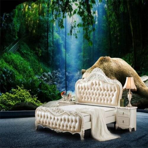 3d wallpaper modern custom home decorate nature landscape background forest wallpaper park indoors photo wall papers wall mural