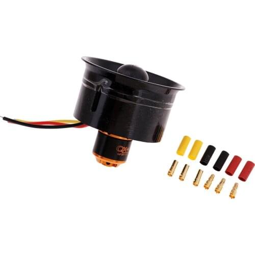 5-wing 64mm Air Fan Qf2611-4500kv Brushless Motor for Rc Edf Jet Airplane