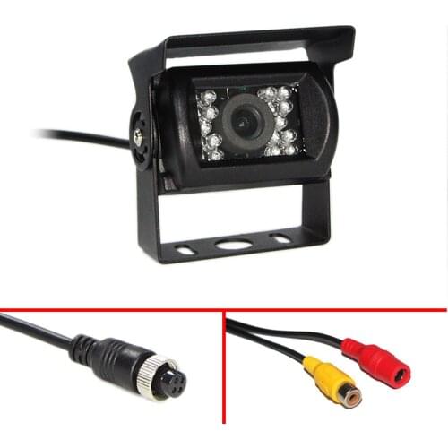 Car IR Night Vision Camera Support Bus LED Rear View Camera HD Monitor for Truck Trailer Park Reversing Camera Auto Accessories