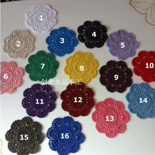 Free shipping 30 pic/lot ZAKKA fashion cotton crochet lace tablemat for home decor dinning table pads coaster potholder coaster