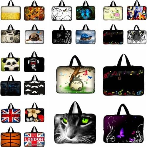 7 9.7 12 13 15 17 inch Tablet Sleeve Notebook Case Mini PC Laptop Bag 11.6 13.3 15.4 15.6 Computer Handbag Soft Protector Cover