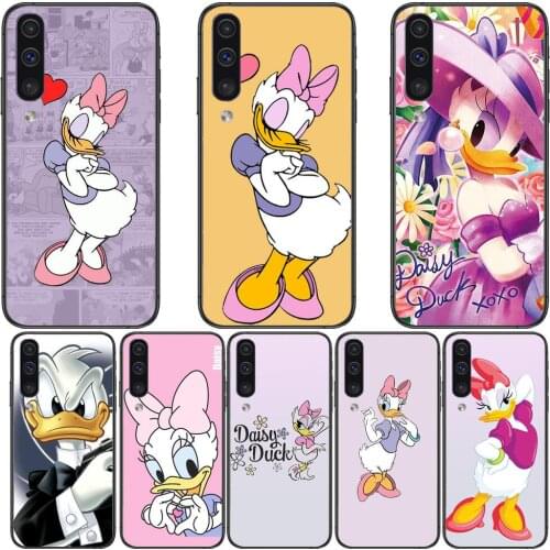Daisy Duck Pink Phone cover hull For SamSung Galaxy S8 S9 S10E S20 S21 S5 S30 Plus S20 fe 5G Lite Ultra black soft case