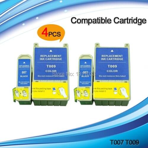 INK WAY T007 T009 Compatible Ink Cartridges for Stylus Photo 900 1270 1280 1290 1290S,2 sets,4PCS, free shipping
