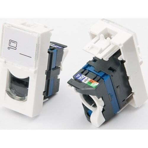 76561 Legrand type For Cat6 Keystone Jack Modular RJ45 Connector France jack