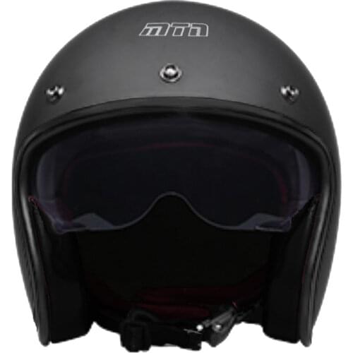 Motorcycle Helmet Open Face Cafe Racer Retro Vintage Scooter Casco New Casque Motorbike Capacete De Moto Factory Directly Sell