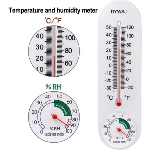 23cm Long Wall Hanging Breeding Thermometer Indoor Outdoor Garden Home Office Hanging Logger Temperature Measurement Tool