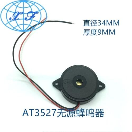 AT3527 3409 Passive Piezoelectric Buzzer Game Console Phone Low Power Consumption with Wire Buzzer