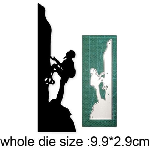 Craft dies metal cutting dies cut die man mountain climbing decoration Scrapbooking paper knife mould blade punch stencils dies