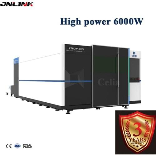 Factory directly sale fiber laser cutting machine with exchange table heavy duty frame