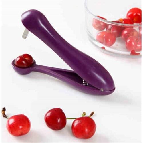 Removal Easy Squeeze Grip Cherry Fruit Core Seed Remover Fruit Cherry Olive Pitter Corer Pits Stoner Kitchen Gadget Tools